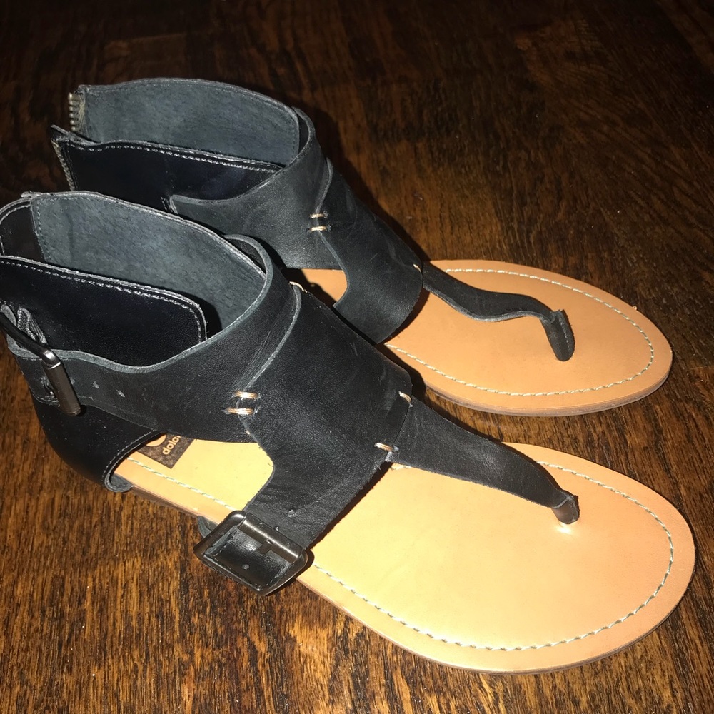 Dolce vita sandals with leather